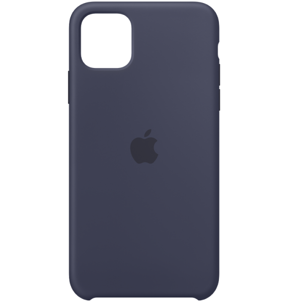  Apple Funda de silicona para iPhone 11, color negro